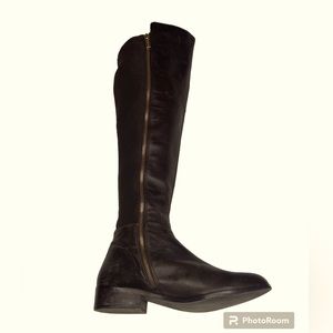 Michael Kors Brown Bromley knee high flat boots.  Size10 good preloved condition